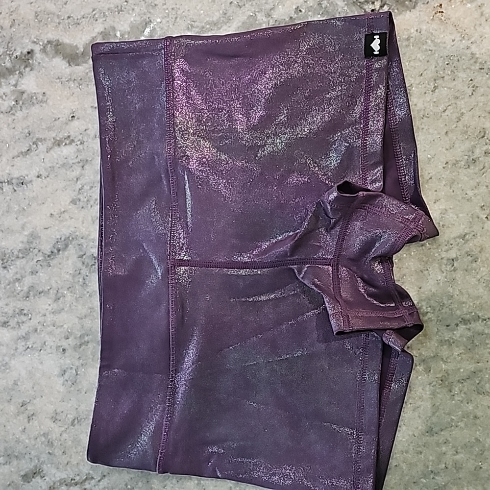 Amethyst shiny hiney wodbottom shorts